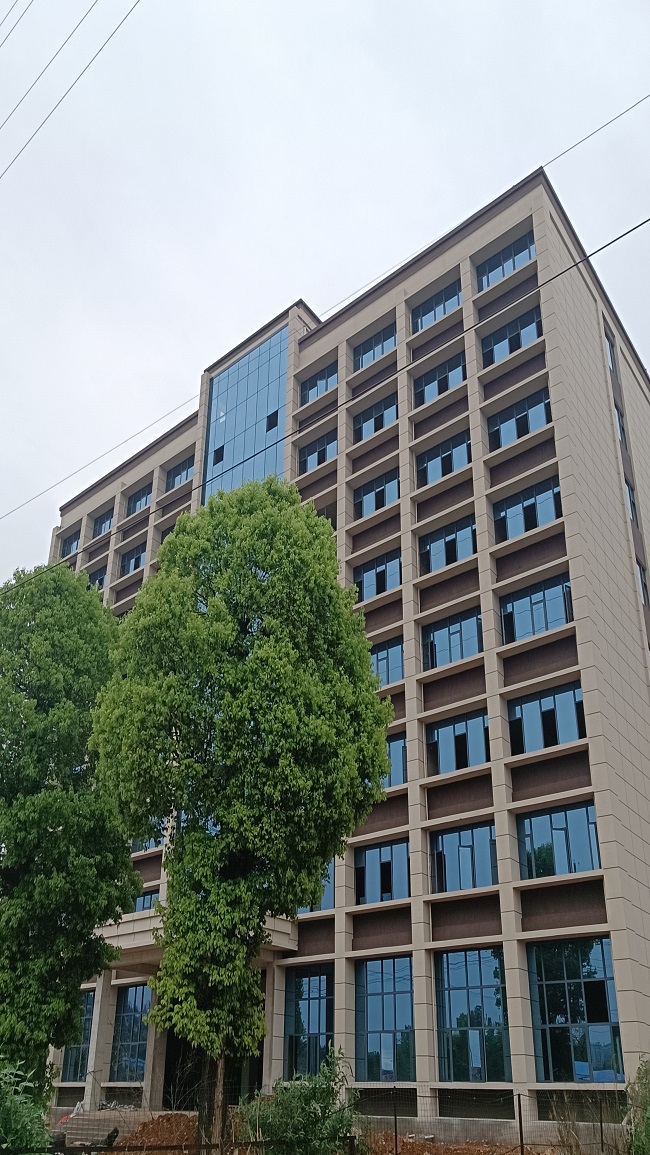 公司新办公楼在建中